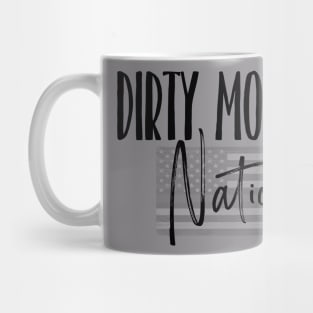Dirty Moderate Nation Black Logo Mug